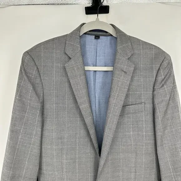 J Crew Ludlow Blazer Sport Coat 36R Mens Plaid American Woolen Co Jacket